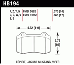 HAWK HB194G.570 VIPER  MUSTANG  LOTUS