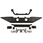 RUGGED RIDGE 11548.02 Spartan Bumper, Front, Standard Ends, Overrider; 0