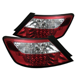 SPYDER 5004512 ( Spyder ) Honda Civic 06-08 2Dr LED Tail Lights - Red Clear