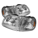SPYDER 5070326 ( OE ) Ford F150 97-03 / Expedition 97-02 Crystal Headlights w/Co