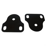 RUGGED RIDGE 11208.01 Windshield Bracket Kit, Black; 76-95 Jeep CJ/Wrang