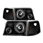 SPYDER 9029387 ( xTune ) Ford Ranger 93-97 Projector Headlights With Corner Ligh