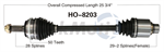 TRAKMOTIVE HO-8203 CV Axle Shaft