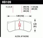HAWK HB109F.710 Brake Pad