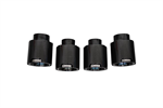 21109CFBLK Exhaust Tail Pipe Tip