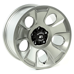 RUGGED RIDGE 15302.31 Drakon Wheel, 18x9, Gun Metal; 07-18 Jeep Wrangler