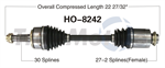 TRAKMOTIVE HO-8242 CV Axle Shaft