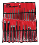 PERFORMANCE TOOL W754 28PC PUNCH AND CHISEL SET