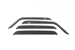 RUGGED RIDGE 11351.12 Window Rain Deflectors; 07-18 Jeep Wrangler JKU