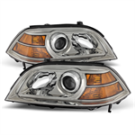 SPYDER 9026201 ( Akkon ) Acura MDX 2004-2006 Crystal Headlights - Chrome