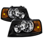 SPYDER 9037207 ( xTune ) Ford Expedition 03-06 OEM Style Headlights - Black