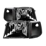 SPYDER 9029363 ( xTune ) Ford Ranger 93-97 Crystal Headlights With Corner Lights