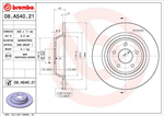BREMBO 08.A540.21 Brake Rotor