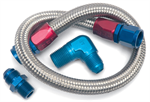 EDELBROCK 8122 BRAID FUEL LINE KIT 22IN