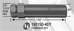 GORILLA 1921SDKEYB 3/4 SMALL DIAMETER KEY 13/16-ONE