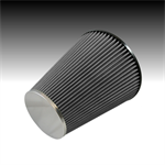 GREEN FILTER 2865 Air Filter: round tapered style; Cone Air Filter;