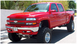 BUSHWACKER 40917-02 Pocket Style Fender Flares: 1999-2002 Chevrolet Si