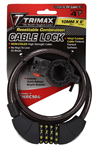 TRIMAX TNRC106 CABLE LOCK 72'