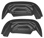HUSKY 79011 Rear Wheel Well Guards- 2014-2018 Chevrolet Silver