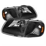 SPYDER 5070319 ( xTune ) Ford F150 97-03 / Expedition 97-02 Crystal Headlights w