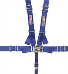 G-FORCE 6000BU Seat Belts: 5 Point Harness; Low Buck Harness; blu